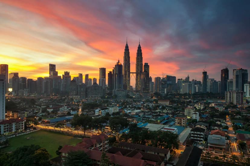 Scenic view of Thailand & Singa-Malay
