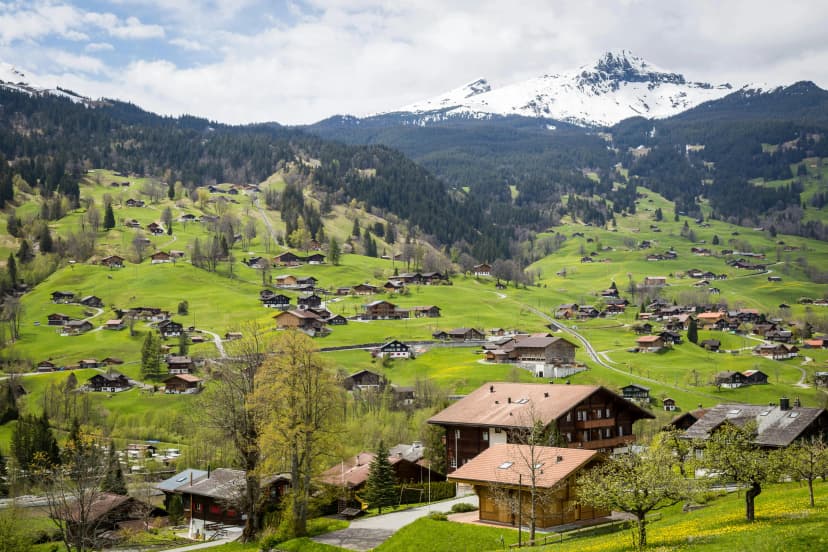 Scenic view of Switzerland