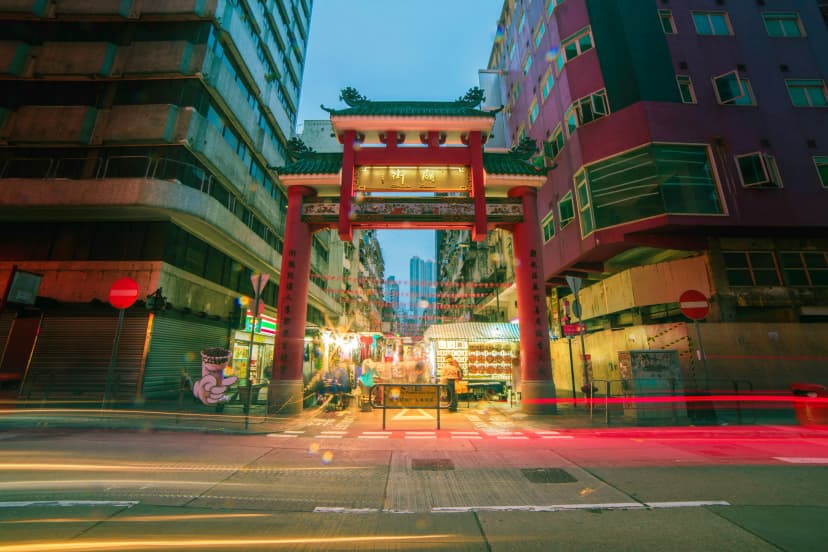 Scenic view of Hong Kong & Macau