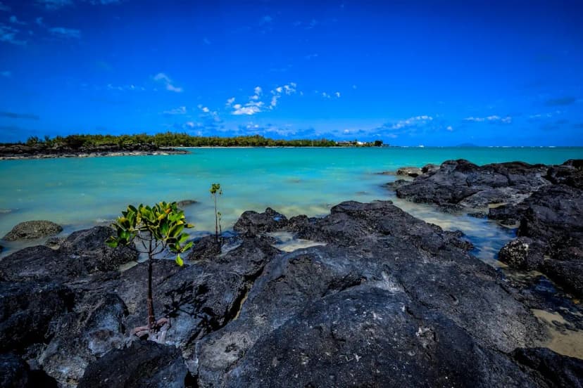 Scenic view of Mauritius