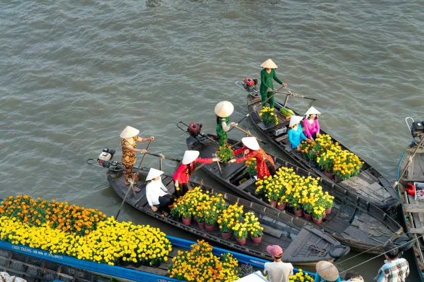 Scenic view of Vietnam